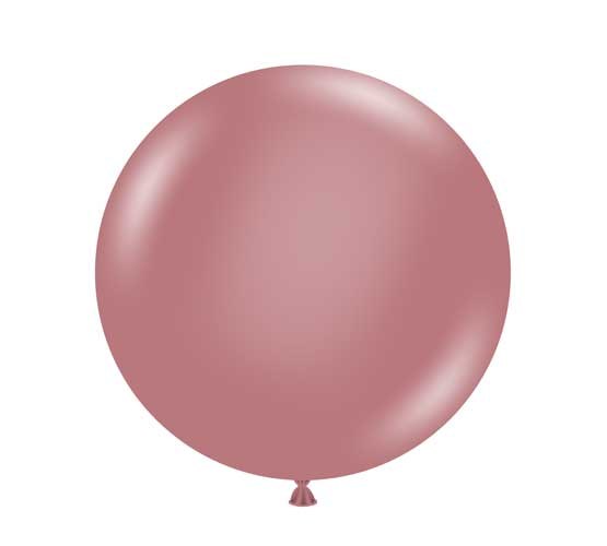 Tuftex 17" Uninflated Latex • 50 Count Bag • Pink, Canyon Rose