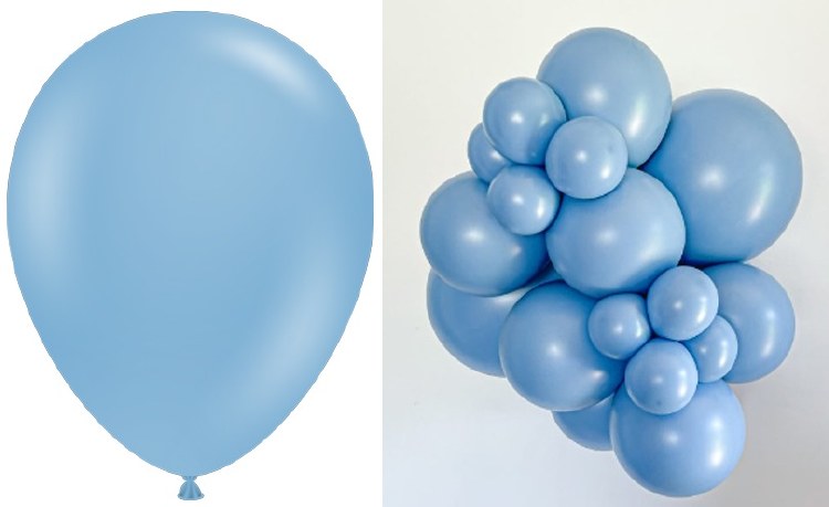 Tuftex 5" Uninflated Latex • 50 Count Bag • Blue, Georgia