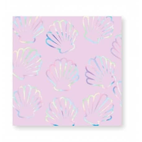 Napkins Seashell Holographic