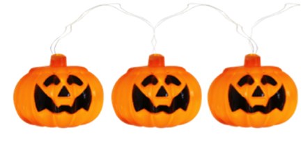 String Lights Pumpkin 10ct