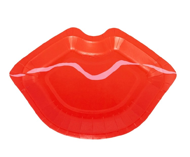Lip Shaped Plate