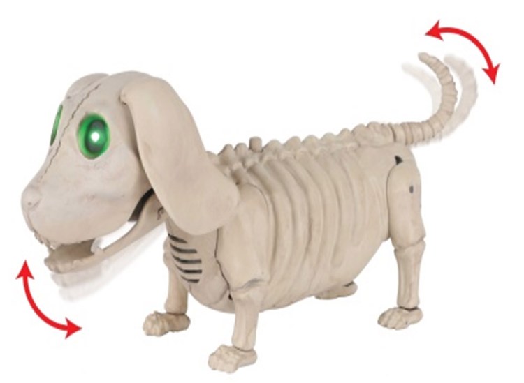 Animated Skeleton Dog