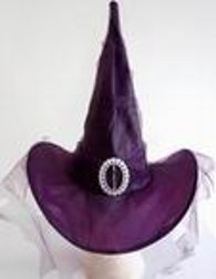 Witch Hat Halloween Purple