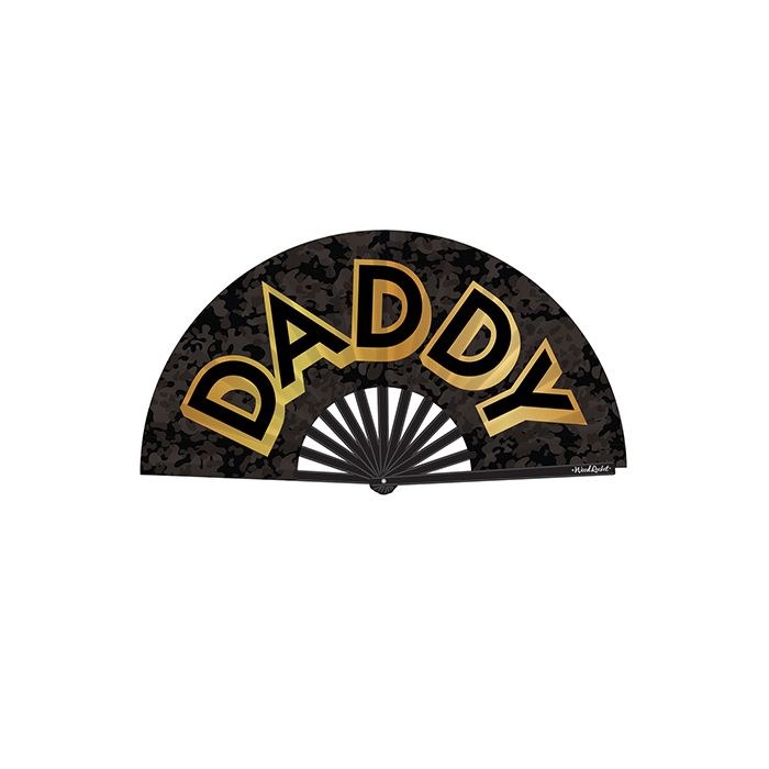 Wood Rocket Daddy Fan - Blk/Gd