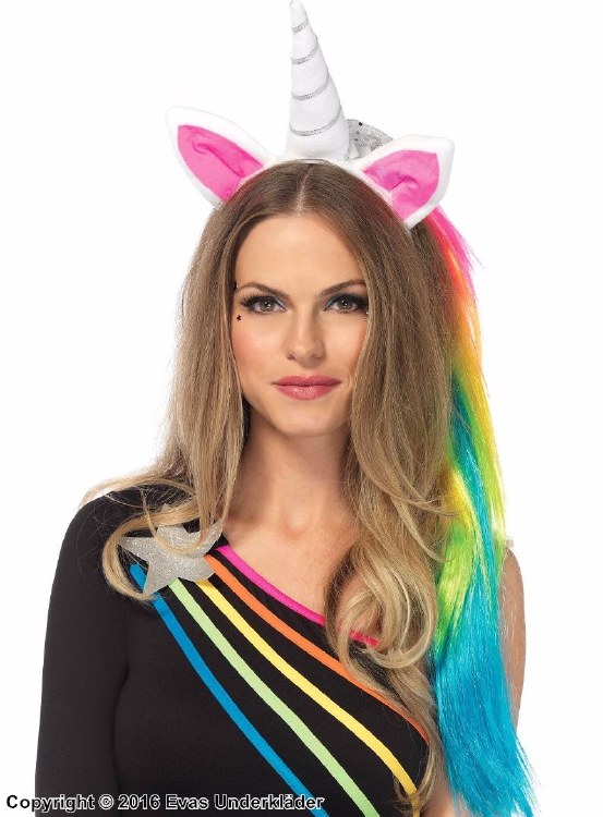 Unicorn Headband w/ Mane