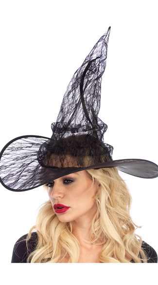Hat Witch Lace