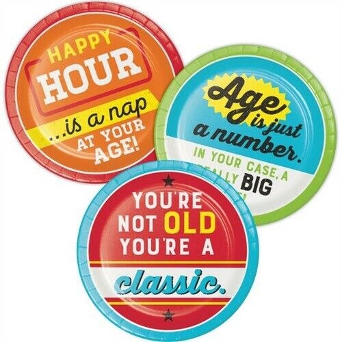 Old Age Asst 7in Plates