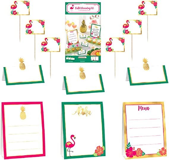 Aloha Buffet Decor Kit