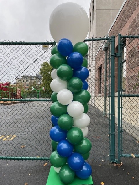 Balloon Column w/ Topper 8ft