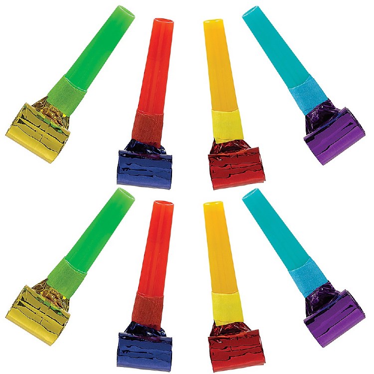 Bday Rainbow Blowouts 8pk