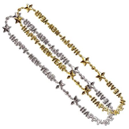 Beads Happy New Years GOLD