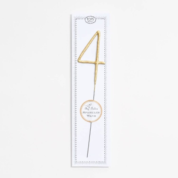 Big Sparkler Gold Number 4