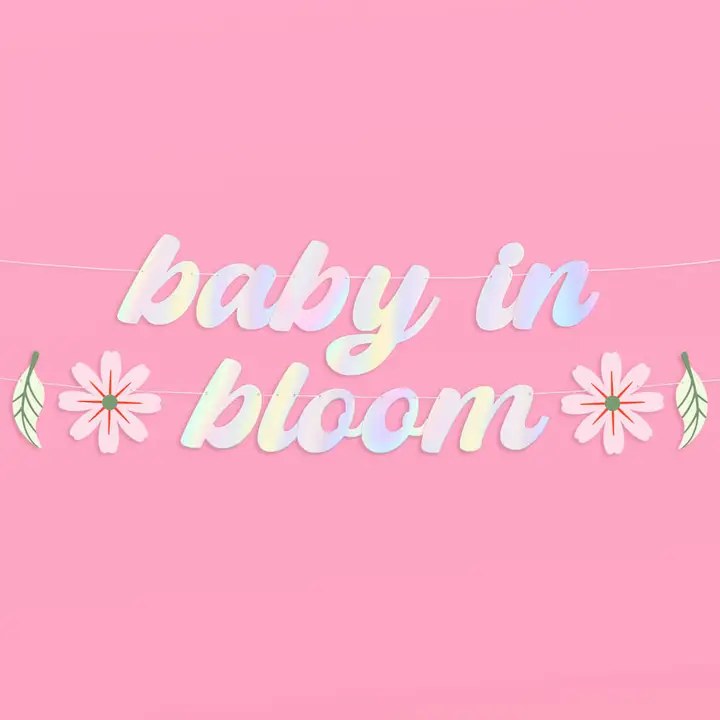 Baby in Bloom Banner 5ft