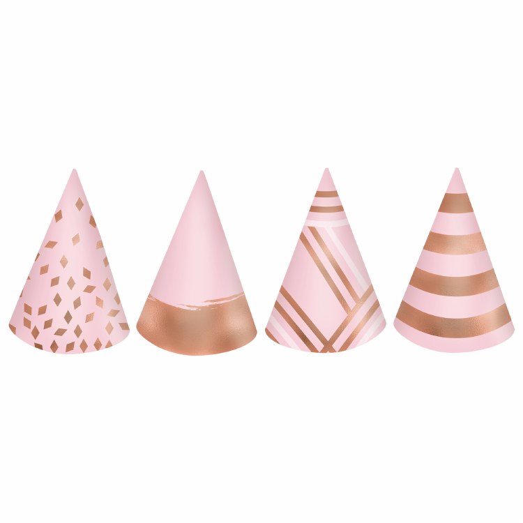Cone Hats Mini Blush Birthday