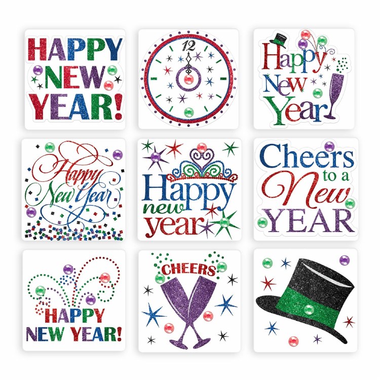 Body Jewelry New Year Stickers