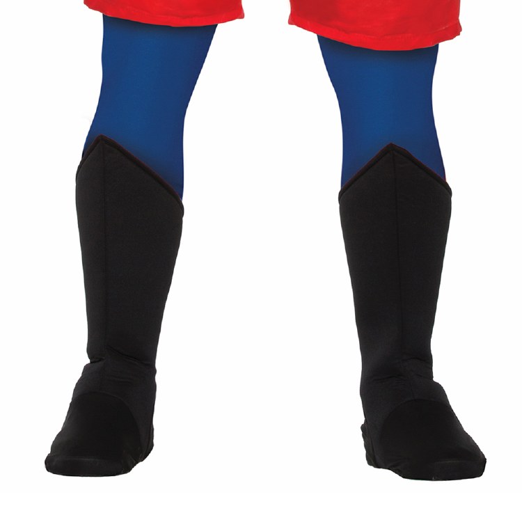 Boot Covers Superhero Black Adult