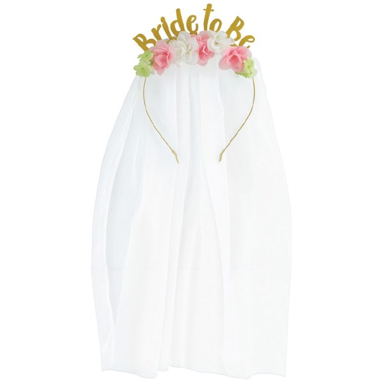 Bride To Be Headband w/ Veil