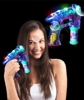 LED Bubble Gun 7"