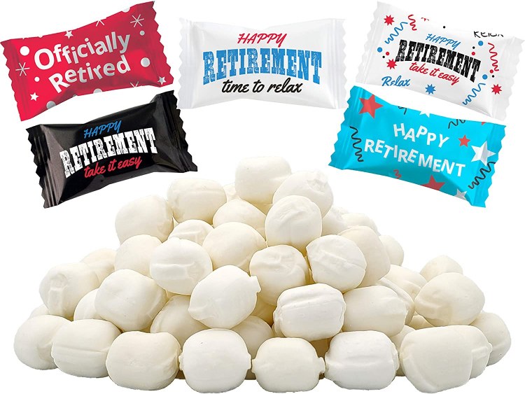 Happy Retirement Butter Mints 55pcs