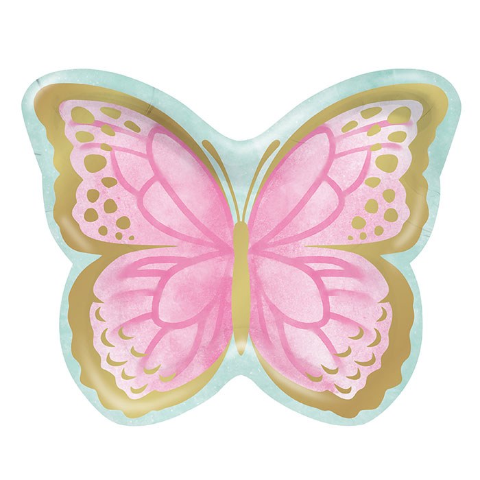 Butterfly Shaped 9" Plates