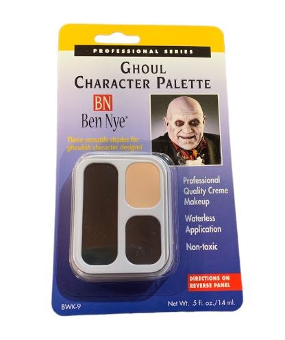 Ben Nye Cream Ghoul Palette ~ 0.05 oz *SMALL CREAM, TRIO PALETTE IN PICTURE ONLY*