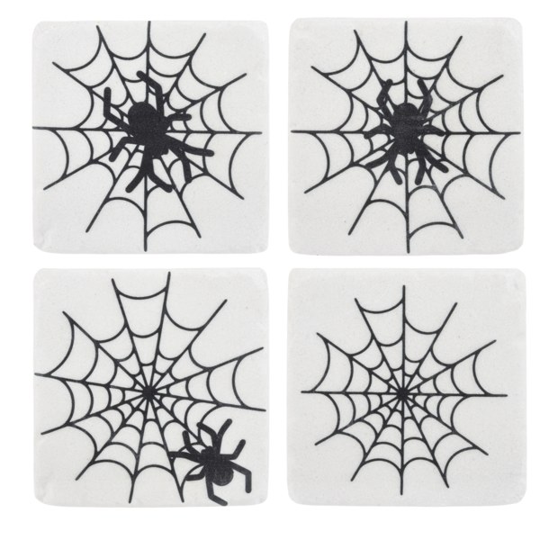 Spider Web Caoster Set 4pcs