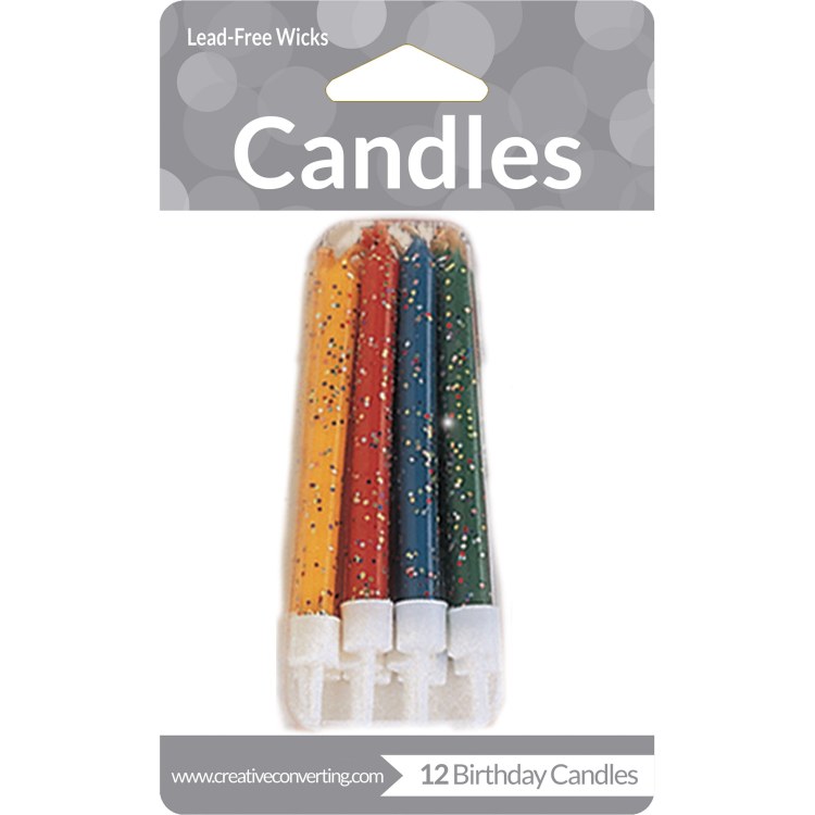 Candles Glitter Primaries