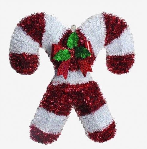 Double Candy Cane 2D 18"