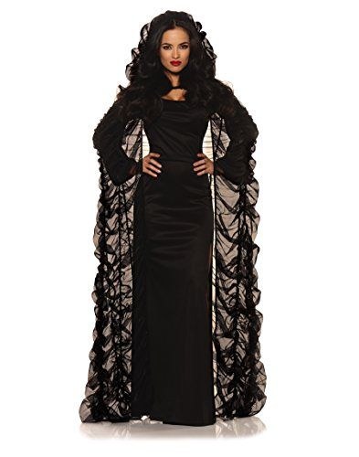Sheer Black Coffin Cape