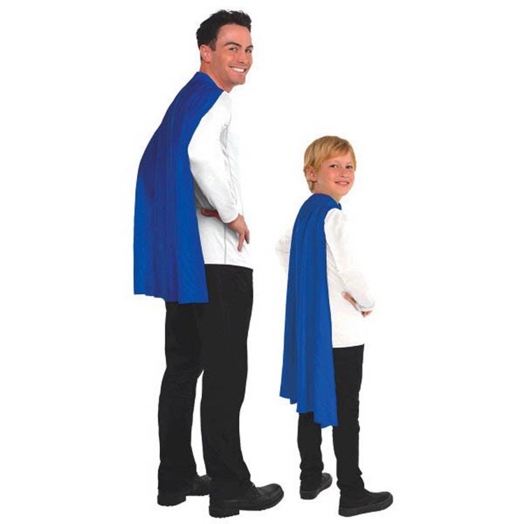 Cape Super Hero Blue