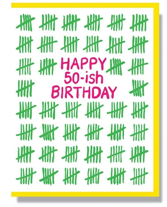 Card BDay Hapy 50-ish