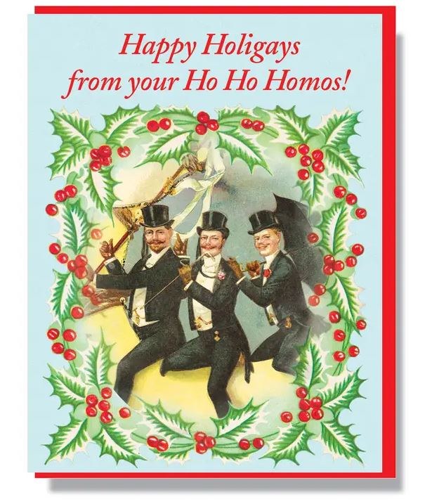 Happy Holigays Card • BLANK INSIDE