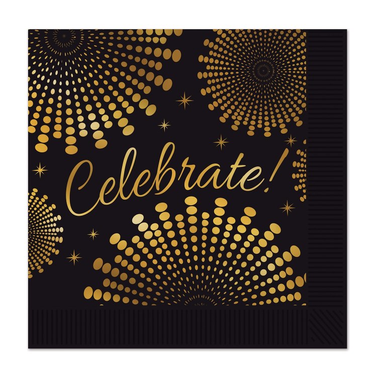 Celebrate! Beverage Napkins 16ct