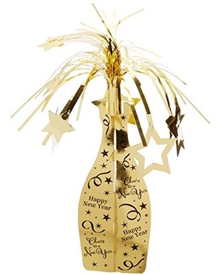 Centerpiece New Years Champagne Bottle 1pc