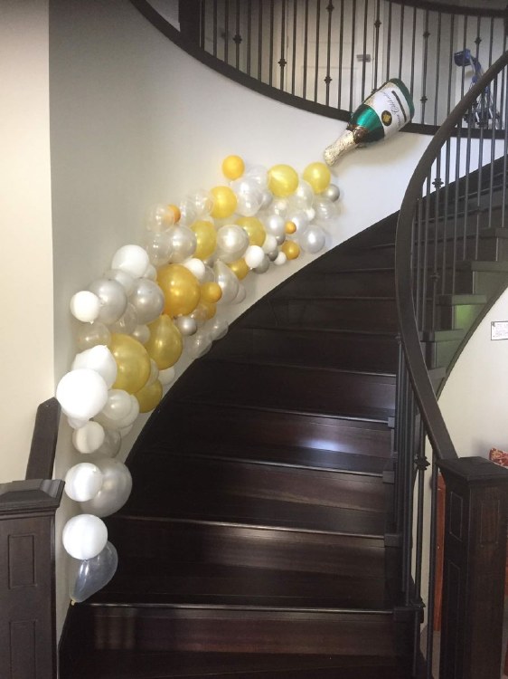 DIY Champagne Balloon Garland Kit Champion Party Supply