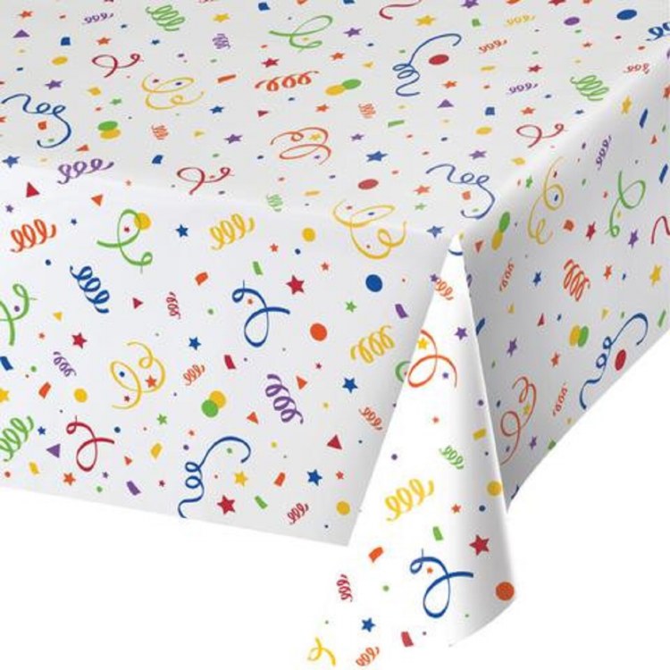 Confetti Plastic Tablecover