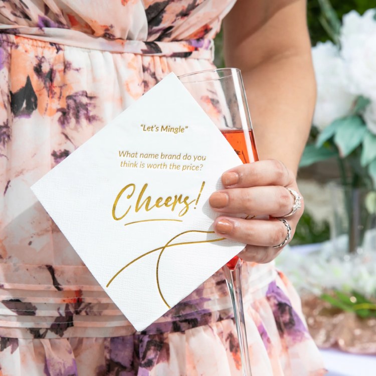 Convokins Wed Napkns 50ct GLD