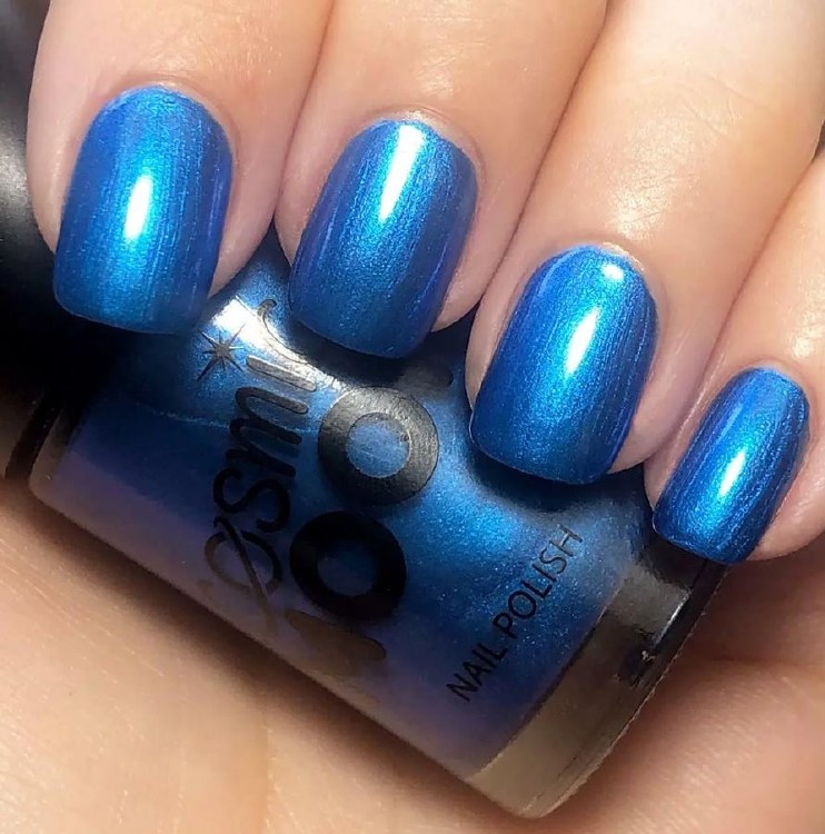 Cosmic Moon Nail Polish - Metallic Blue