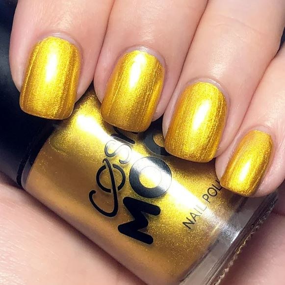 Cosmic Moon Nail Polish - Metallic Gold