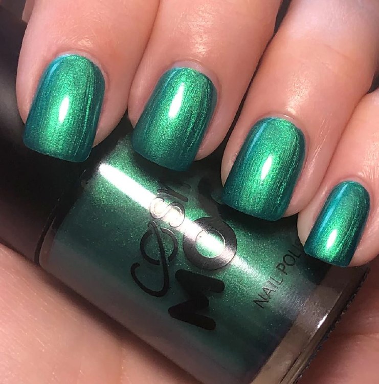 Cosmic Moon Nail Polish - Metallic Green