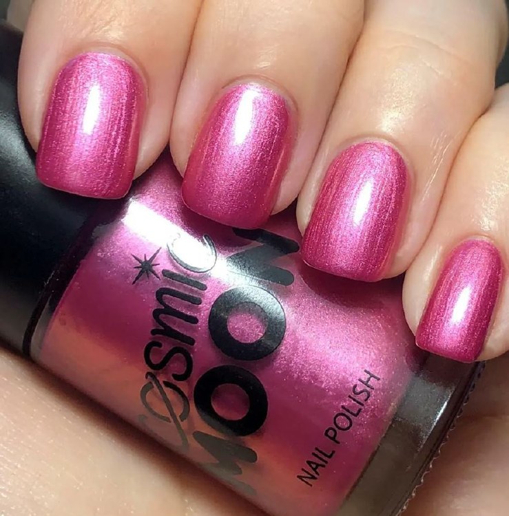 Cosmic Moon Nail Polish - Metallic Pink