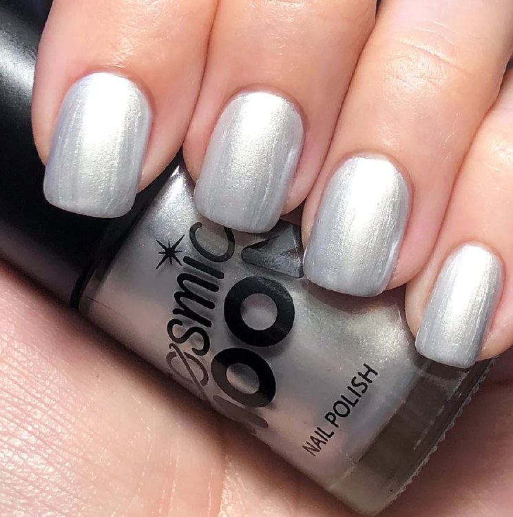 Cosmic Moon Nail Polish - Metallic Silver