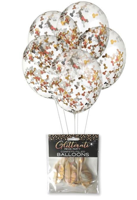 BllnBag 11" Penis Confetti 6pk