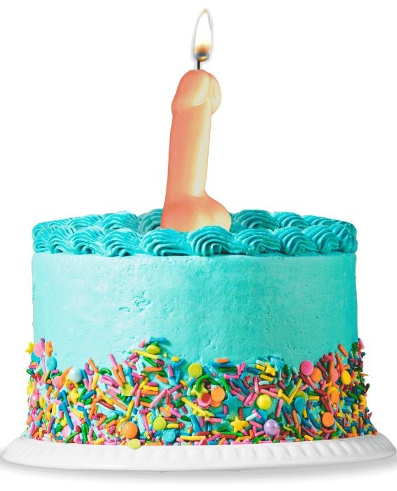 Candle Big Penis Pink