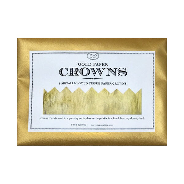 Crowns Paper Tissue Gold 8pk
