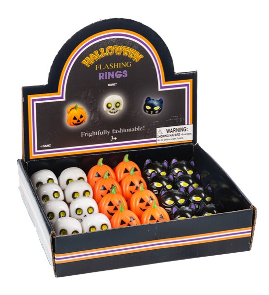 Flashing Halloween Rings