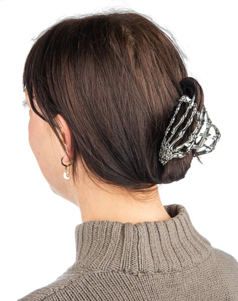 Skeleton Hand Hair Clip