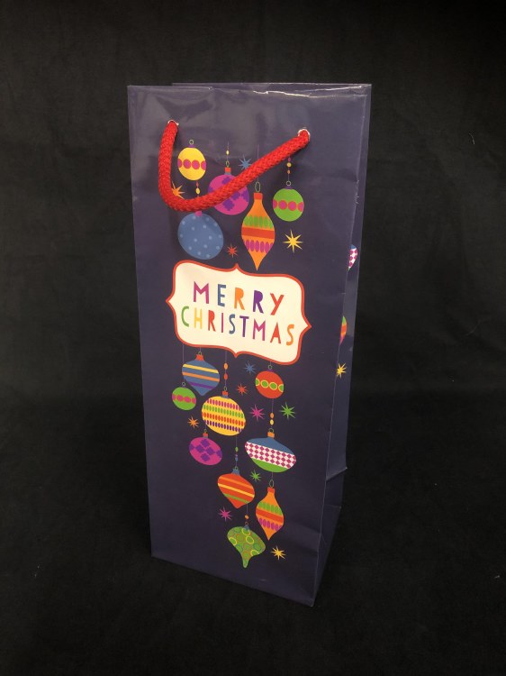 Festive Wine Gift Bag