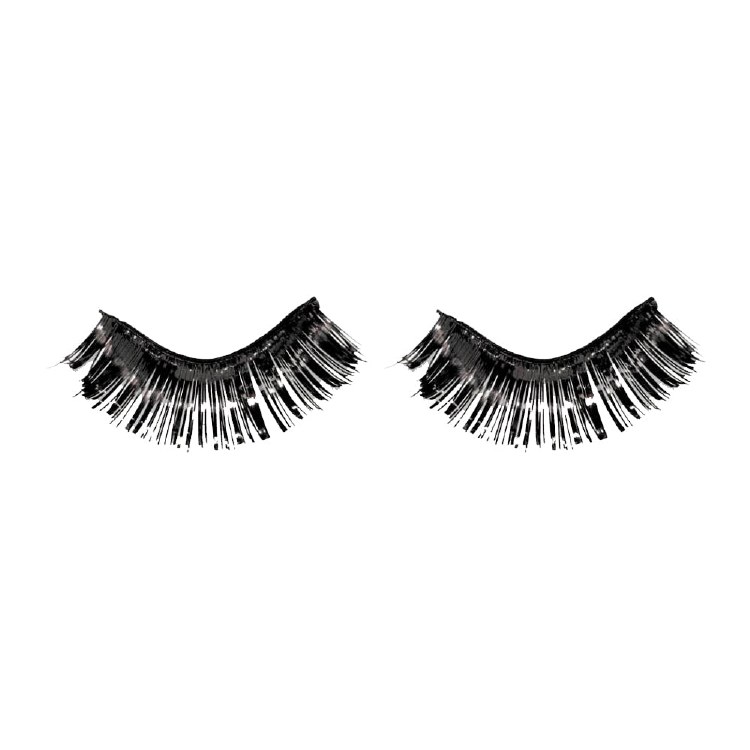 Eyelashes Black Metallic