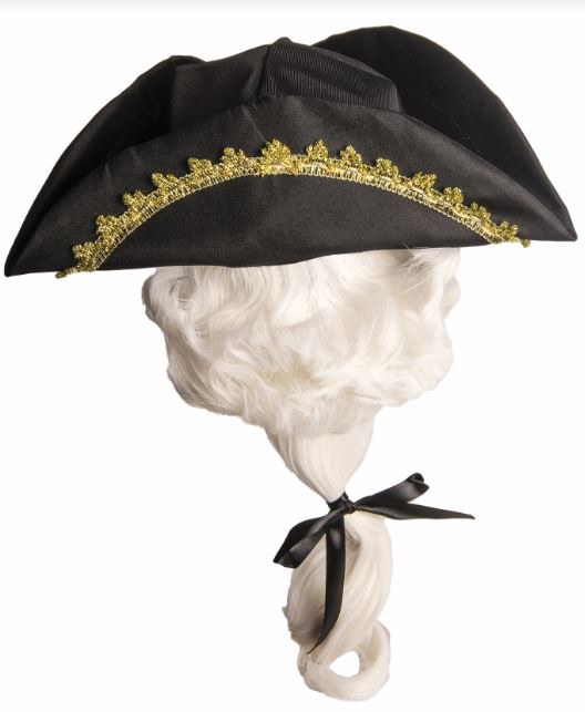 Hat Child Colonial w/ Wig